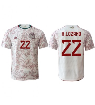 Mexico Hirving Lozano #22 Replika Udebanetrøje VM 2022 Kortærmet
